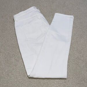 Current Elliott Super High Waist Stiletto Distressed Jeans Sz 29